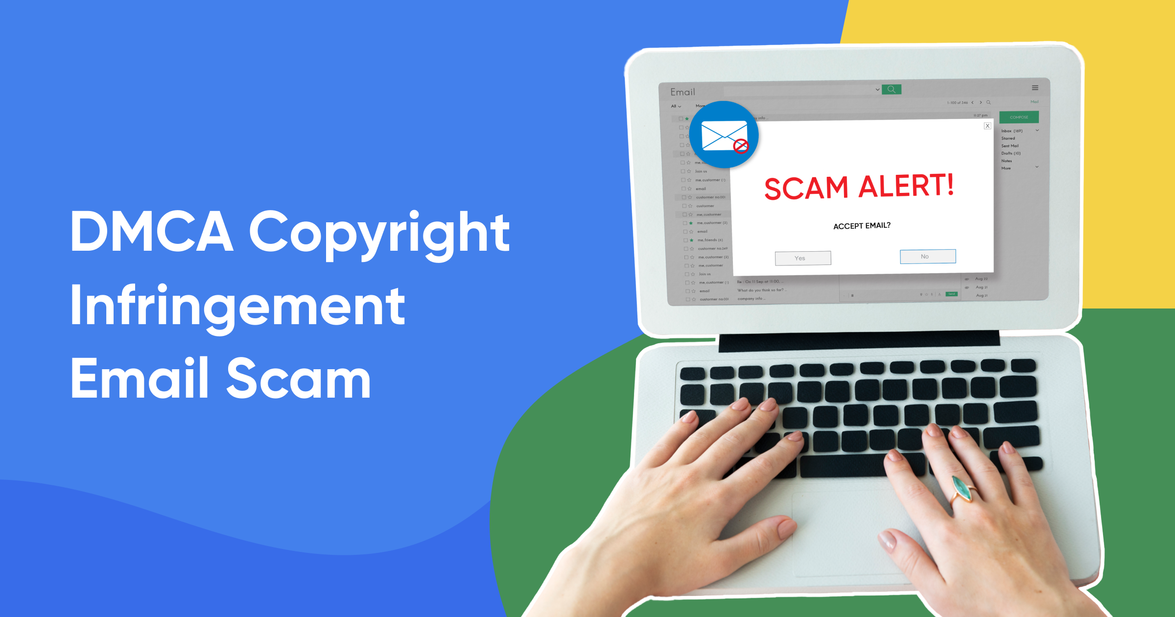 dmca copyright infringement email scam
